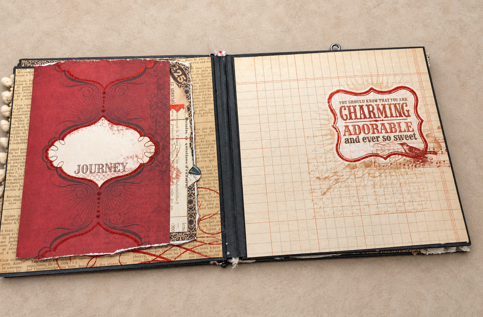 Handmade Romantic Journal - Image 4