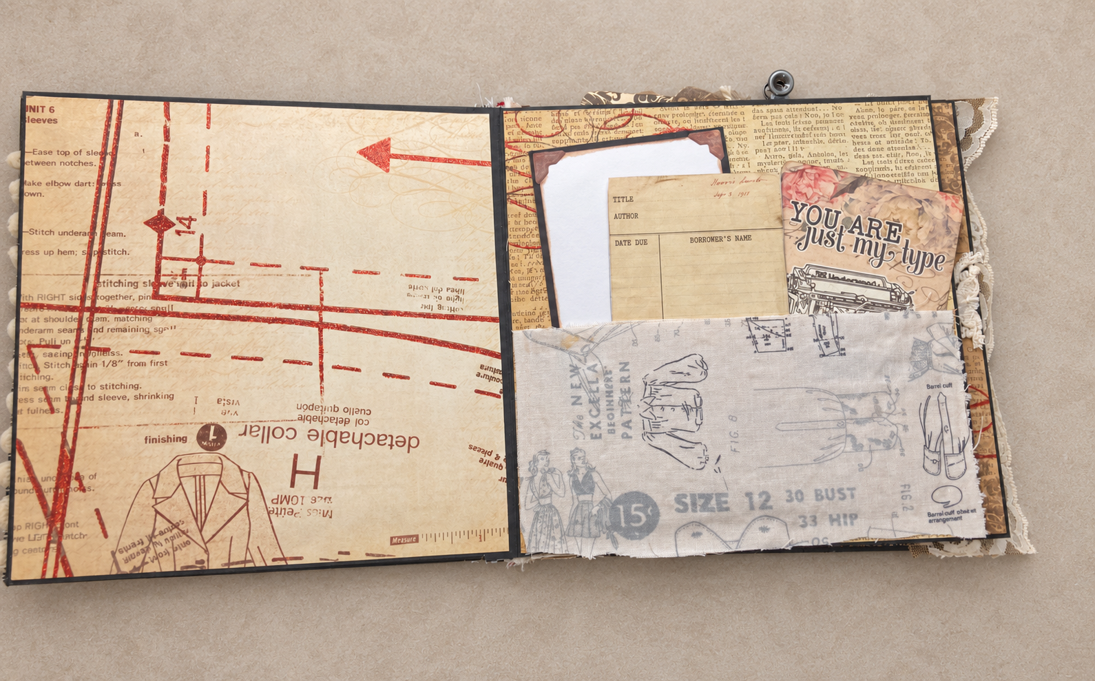 Handmade Romantic Journal - Image 6
