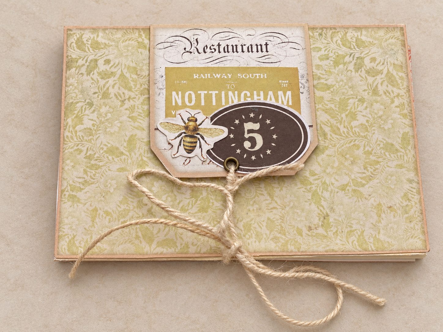 Botanical Folio with Pockets, Tags and Journaling Cards