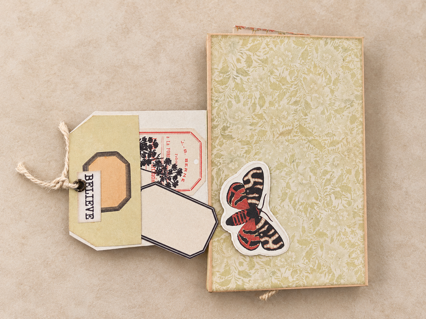 Botanical Folio with Pockets, Tags and Journaling Cards - Image 8