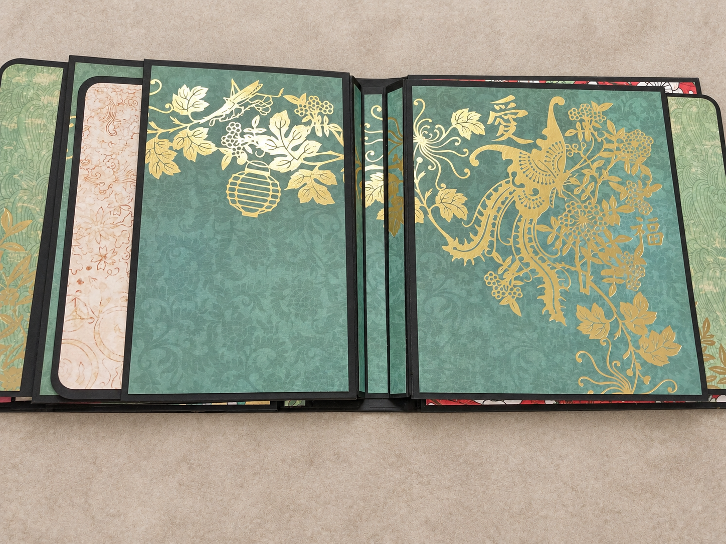 Handmade East Asian-Inspired Interactive Photo Album - Image 7