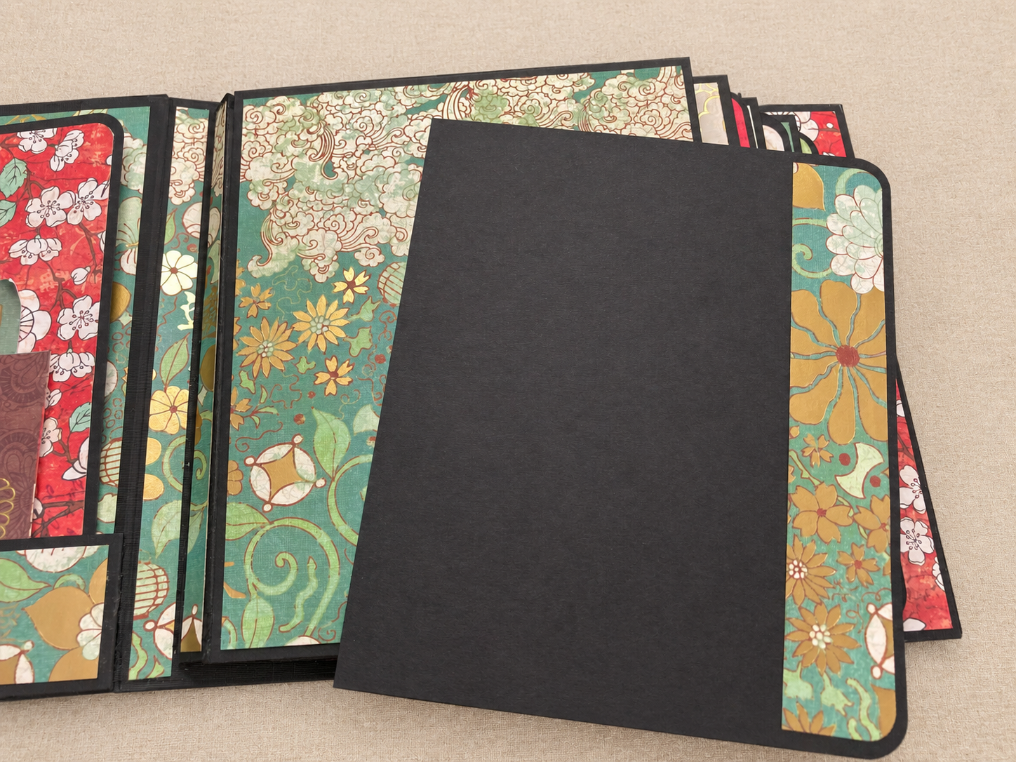 Handmade East Asian-Inspired Interactive Photo Album - Image 2