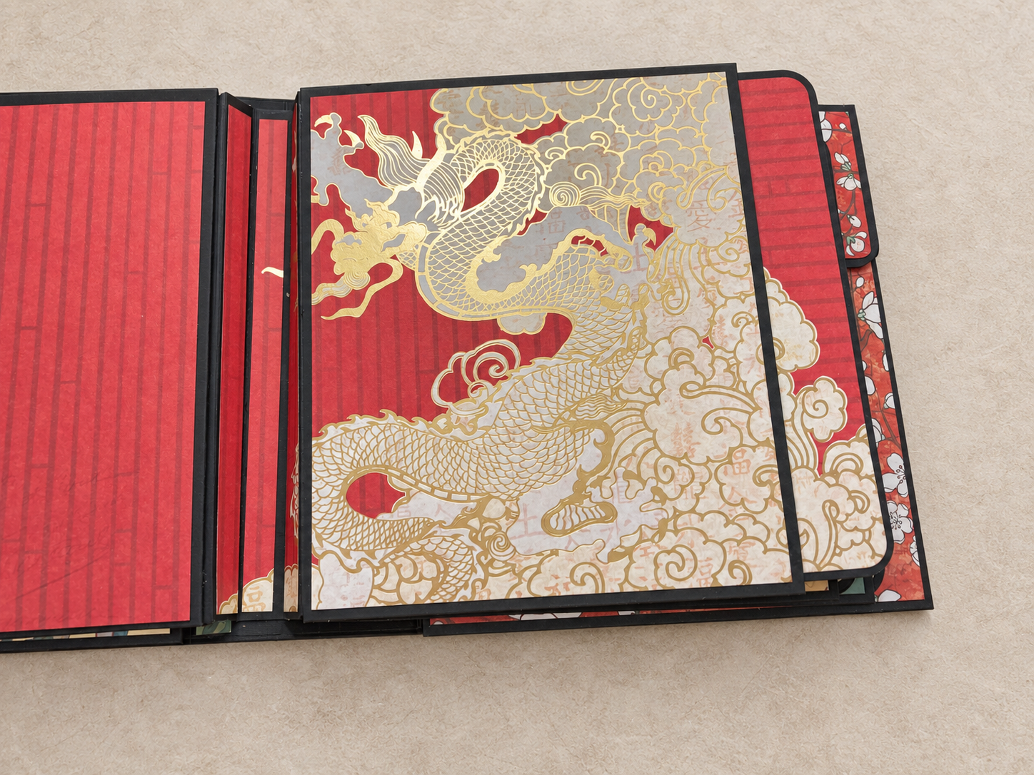 Handmade East Asian-Inspired Interactive Photo Album - Image 11