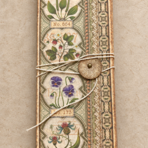 Botanical Tri-Fold Folio with Waterfall